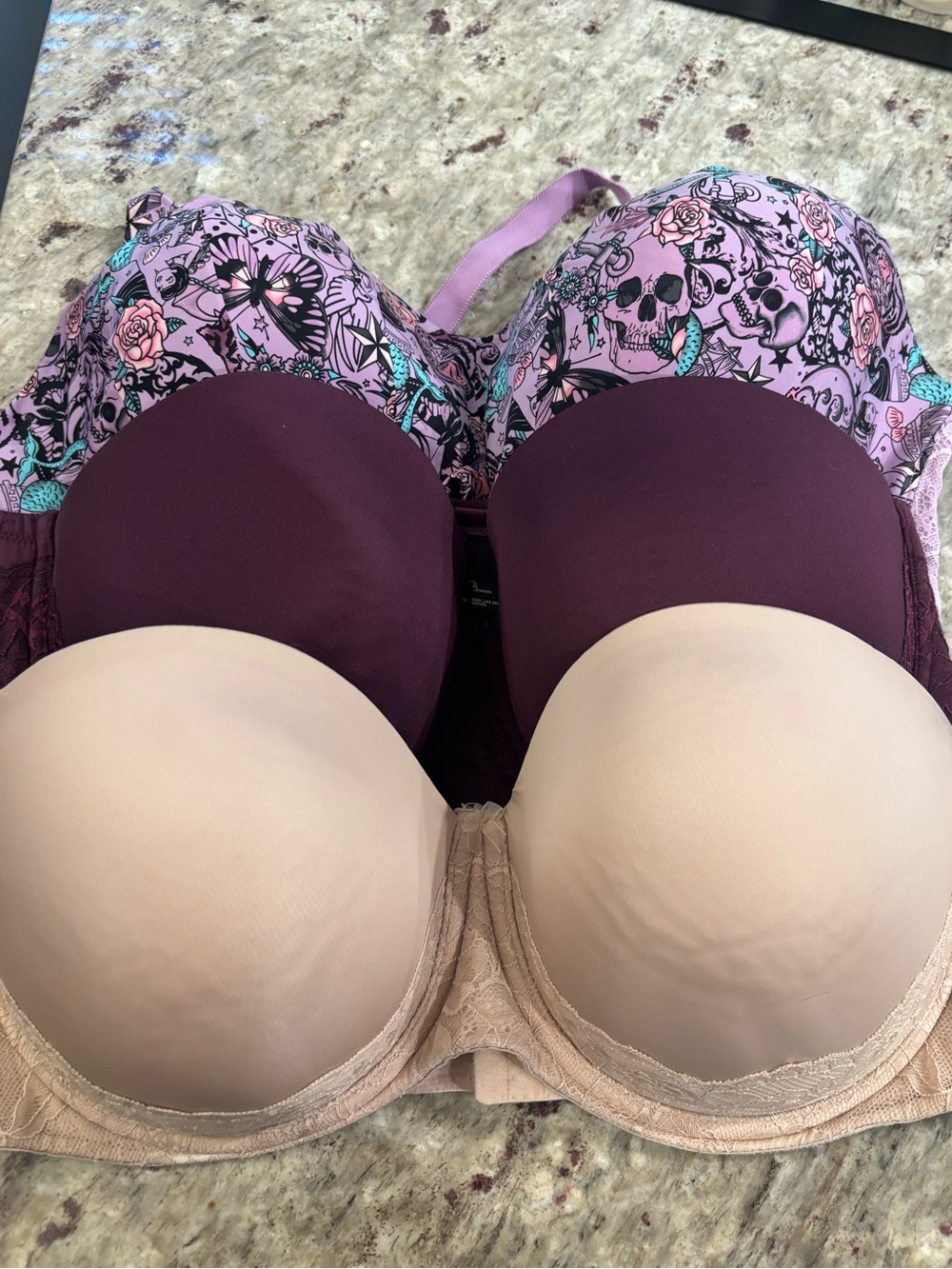 Torrid Curve bundle of 3 bras 44DD